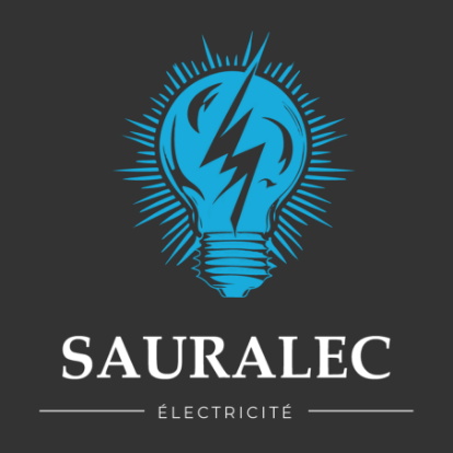Logo de l'entreprise Sauralec, électricité.